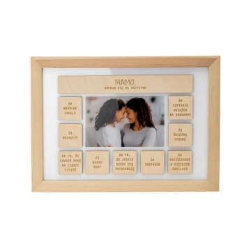 Wooden frame for mom with photo - RAM009