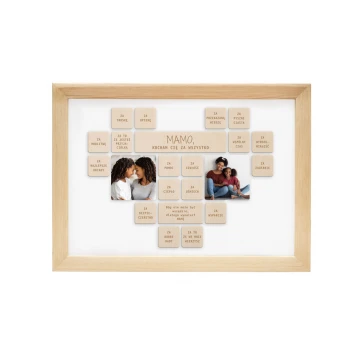 Wooden frame for mom with photo - RAM011