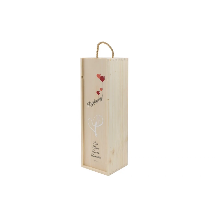 Wooden Alcohol Box - Thank You - SK055