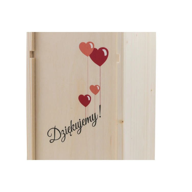 Wooden Alcohol Box - Thank You - SK055
