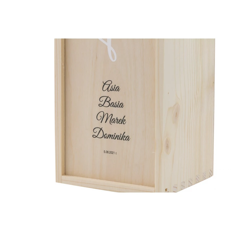 Wooden Alcohol Box - Thank You - SK055