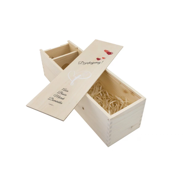 Wooden Alcohol Box - Thank You - SK055