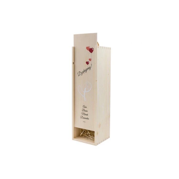 Wooden Alcohol Box - Thank You - SK055