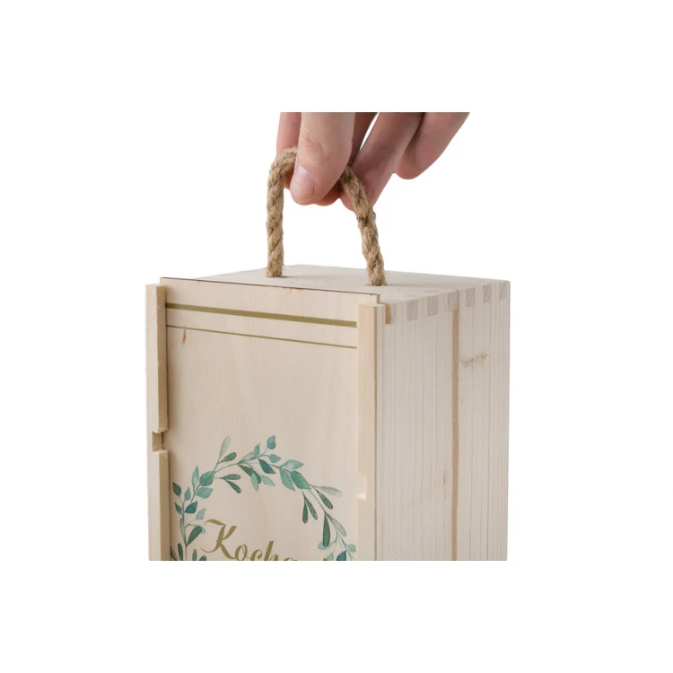 Wooden Alcohol Box - Thank You Gift for Parents - SK018