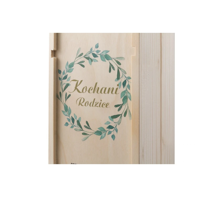 Wooden Alcohol Box - Thank You Gift for Parents - SK018