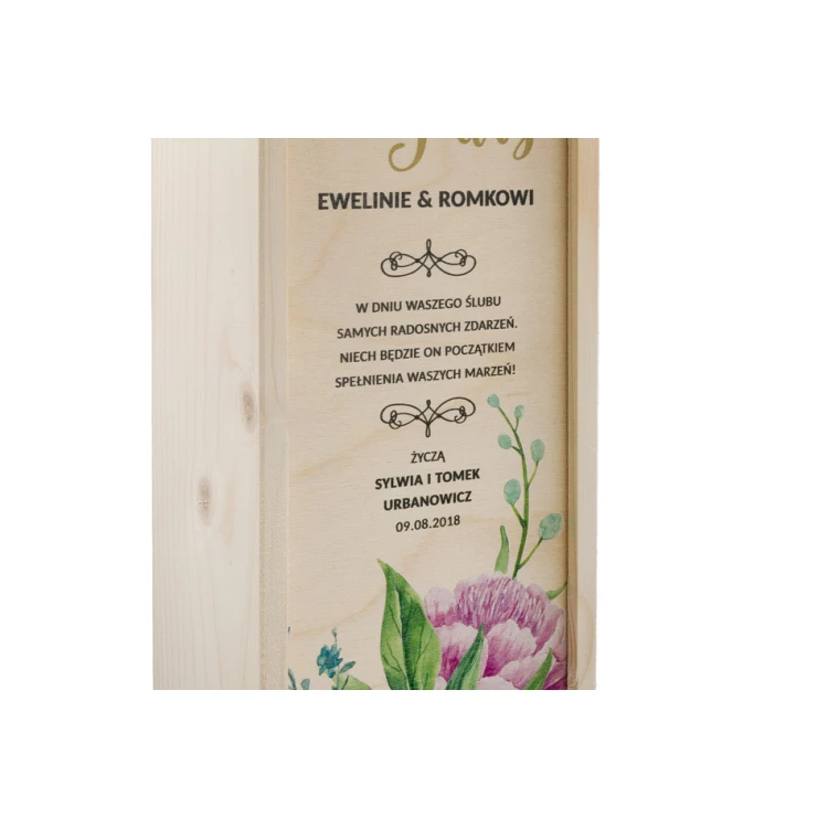 Wooden Alcohol Box - Gift for the Newlyweds - SK020