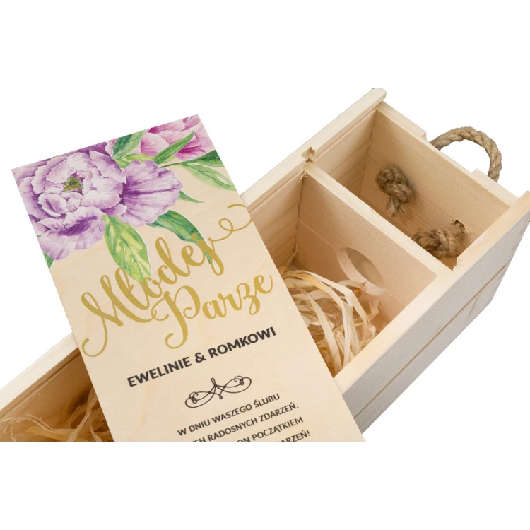 Wooden Alcohol Box - Gift for the Newlyweds - SK020