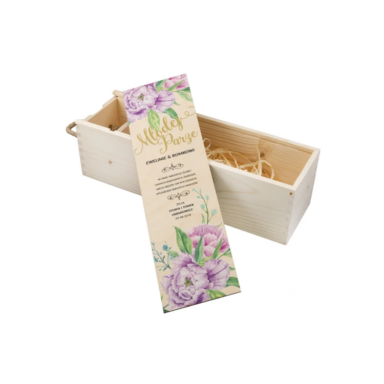 Wooden Alcohol Box - Gift for the Newlyweds - SK020