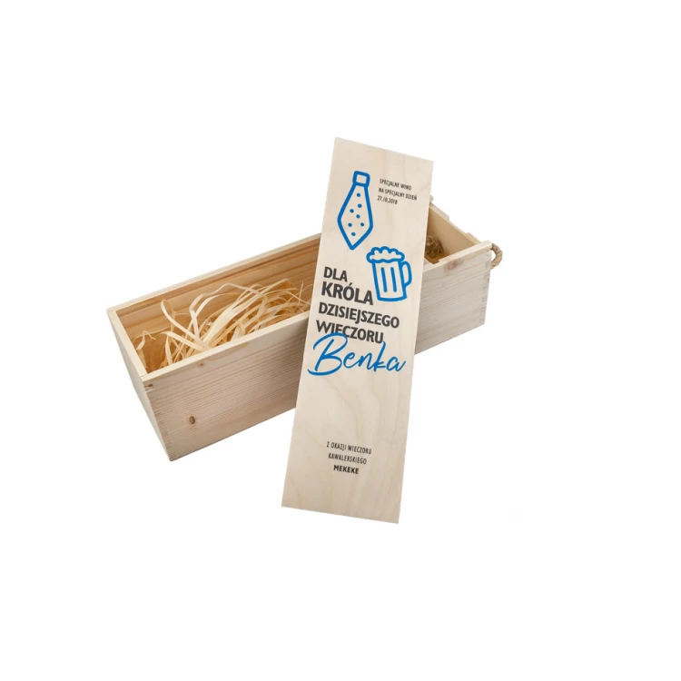 Wooden Alcohol Box - Bachelor Party - SK012