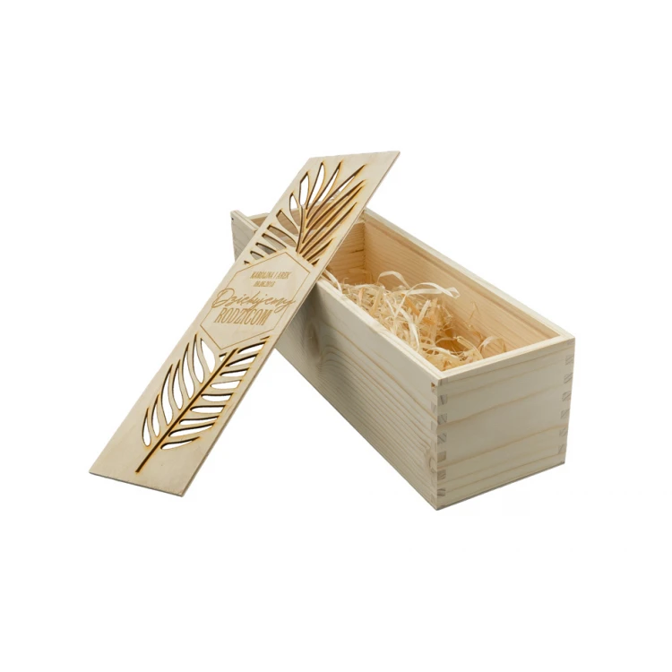 Wooden Alcohol Box - Thank You Gift for Parents - SK009