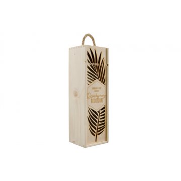 Wooden Alcohol Box - Thank You Gift for Parents - SK009