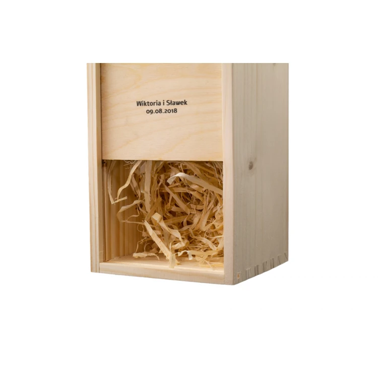 Wooden Alcohol Box - Thank You Gift for Parents - SK019