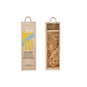 Wooden Alcohol Box - 18th Birthday Gift - SK014