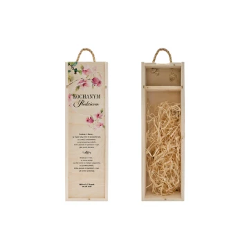 Wooden Alcohol Box - Thank You Gift for Parents - SK019