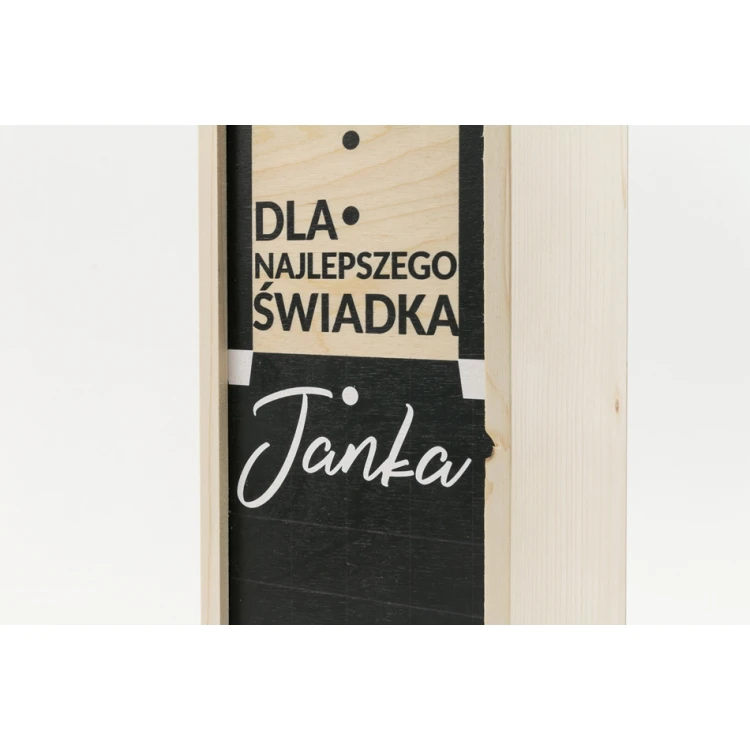 Wooden Alcohol Box - Gift for Witnesses - SK017