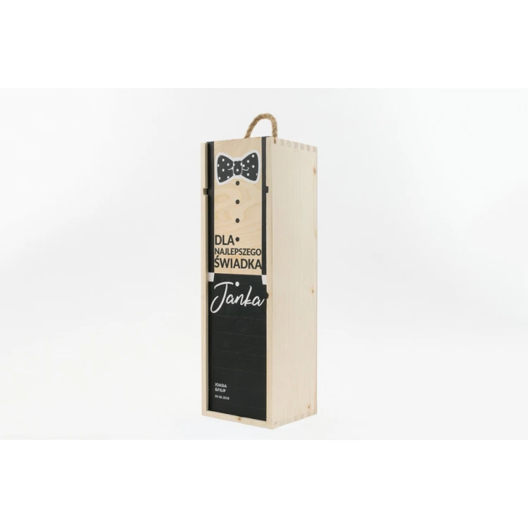 Wooden Alcohol Box - Gift for Witnesses - SK017