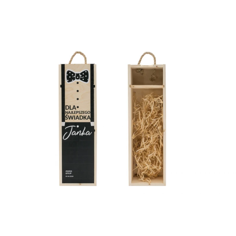 Wooden Alcohol Box - Gift for Witnesses - SK017