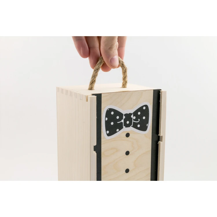 Wooden Alcohol Box - Gift for Witnesses - SK017