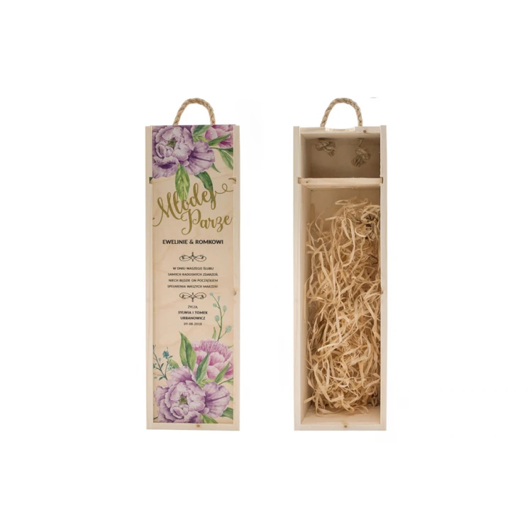 Wooden Alcohol Box - Gift for the Newlyweds - SK020