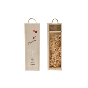 Wooden Alcohol Box - Thank You - SK055