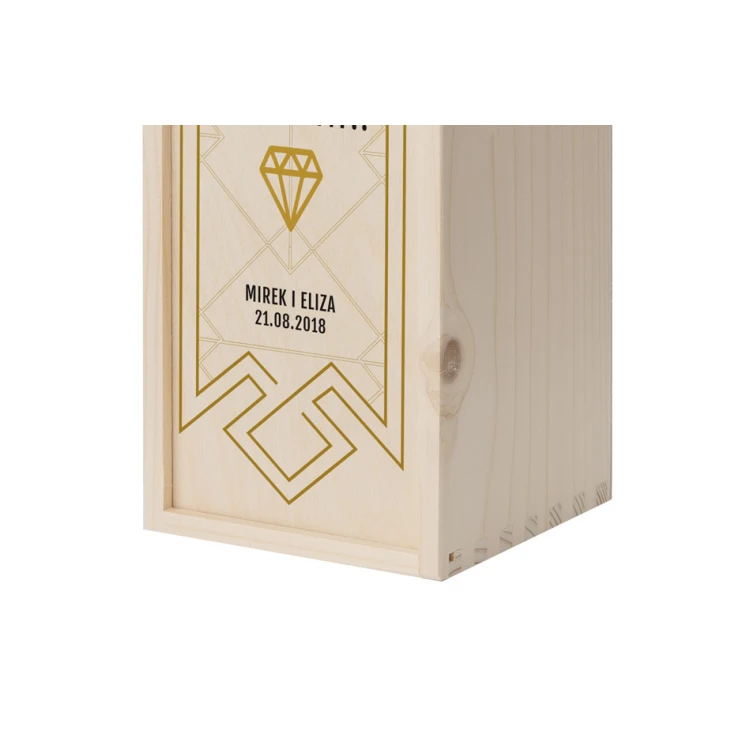 Wooden Alcohol Box - Gift for Witnesses - SK059