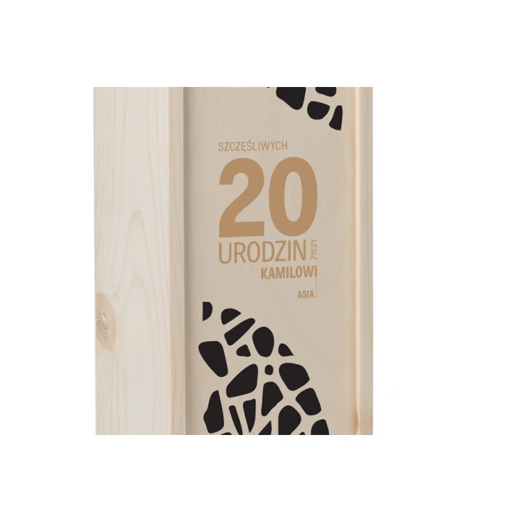 Wooden Alcohol Box - Gift for the Newlyweds - SK010
