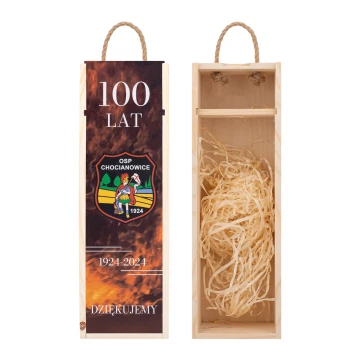 Wooden liquor box for firefighter TSO - dimensions 110x360mm - SK106