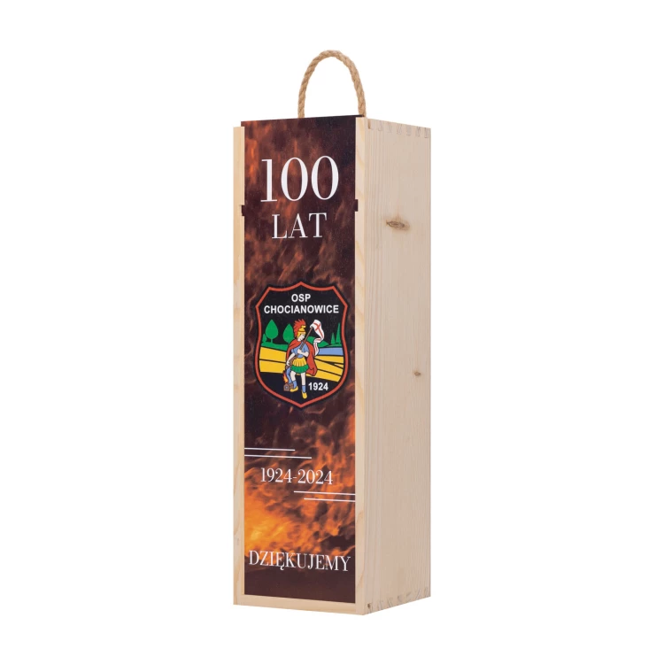 Wooden liquor box for firefighter TSO - dimensions 110x360mm - SK106