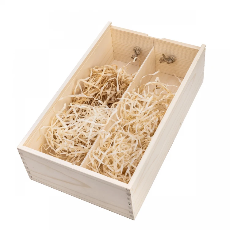 Wooden Box for Two Wine Bottles - Gift for Newlyweds - SK078