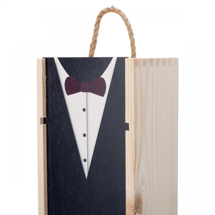 Wooden Wine Box - Will You Be My Witness? - SK081