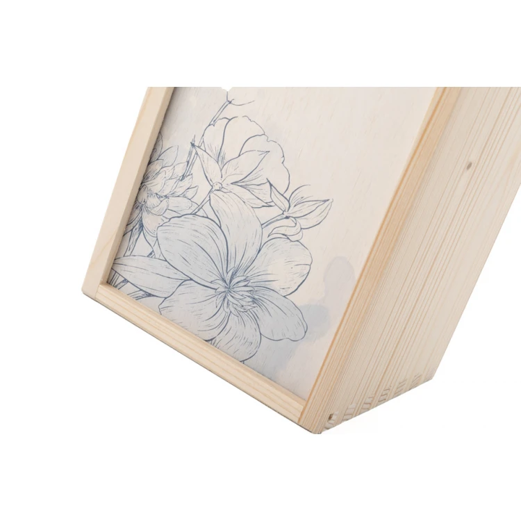 Wooden Wine Box - Gift for the Newlyweds - SK071