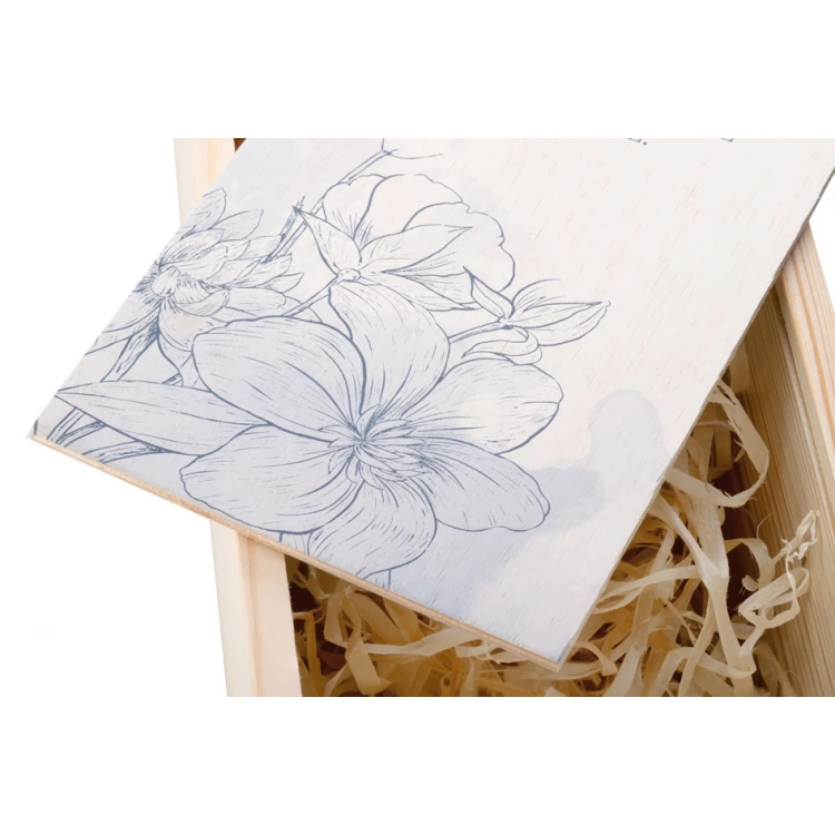Wooden Wine Box - Gift for the Newlyweds - SK071