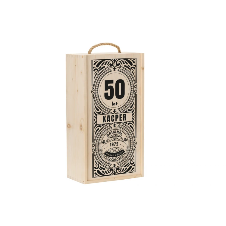 Wooden Vodka Box with a Set of 6 Glasses - Limited Edition - SK066