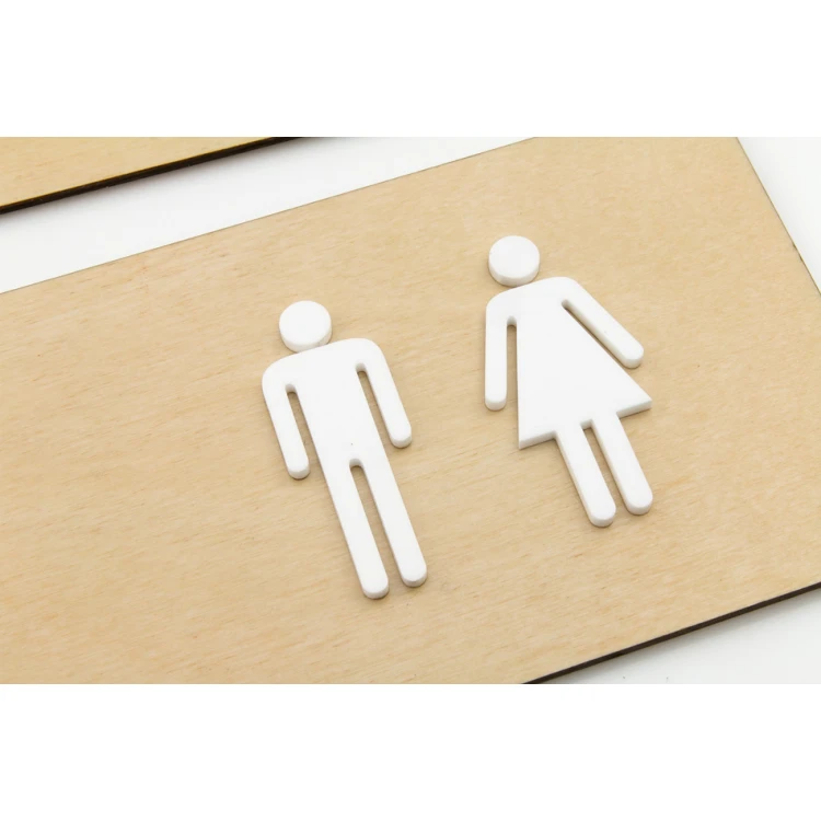 Wooden plaque with embossed text in plexi - dimensions: 300x110mm - TAB069