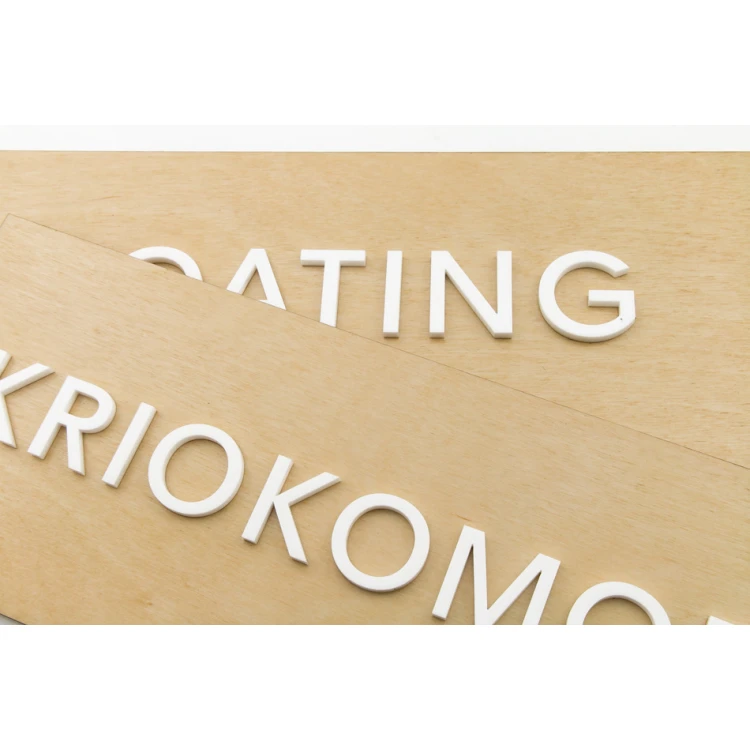 Wooden plaque with embossed text in plexi - dimensions: 300x110mm - TAB069