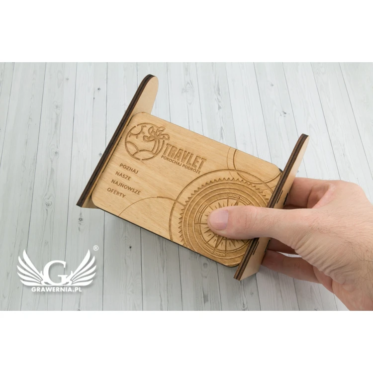 Wooden Stand for Promotional Materials - MEN015