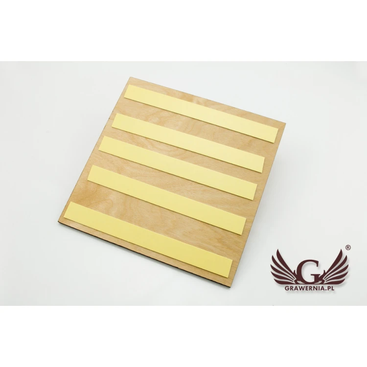 Wooden Folk Sign with Window - size 200x200mm - SZK011