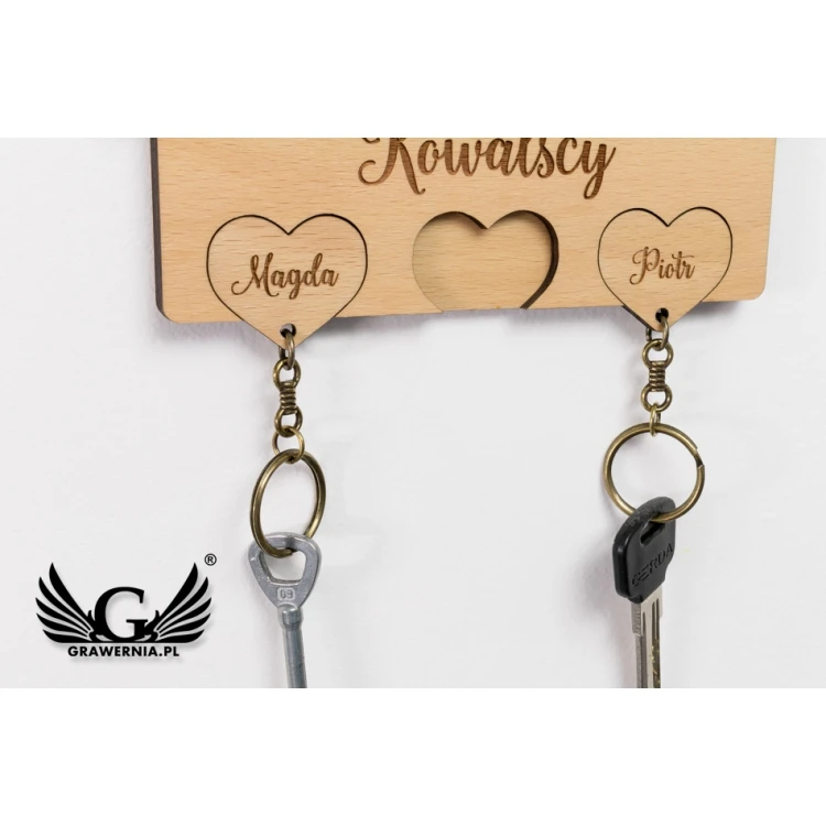 Wooden Key Holder Home Sweet Home - DEK016