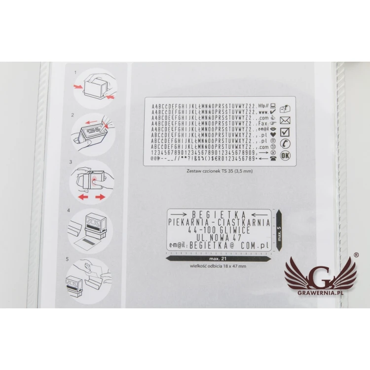 Colop Printer 30/1 Stamp - imprint size: 47x18mm - COL021