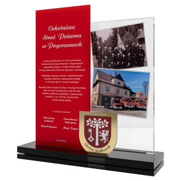 Award for TSO - UV-printed acrylic and brass statuette - H 274 mm - DTA210