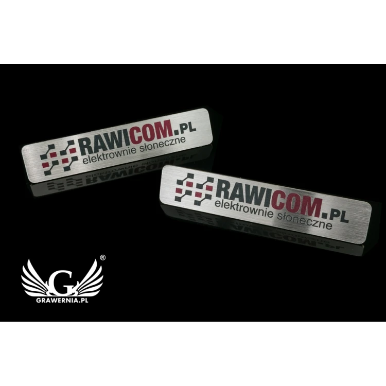 Exclusive Employee ID Badge - 65x13mm - Silver Plated Brass - ID063