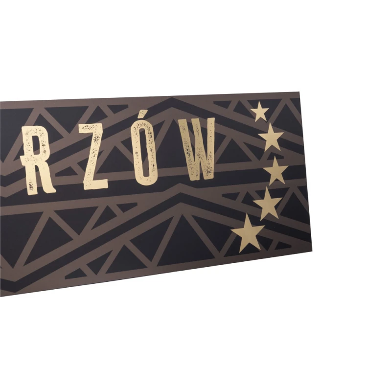 Large Commemorative Plaque - Gold Engraving Laminate - UV Print - Size 200x1200mm - SZUV031