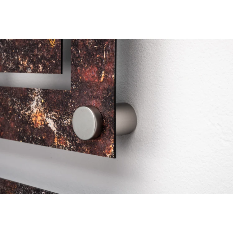 Two-part house number plaque - laminate textures - dim. 297x260mm - SPD026