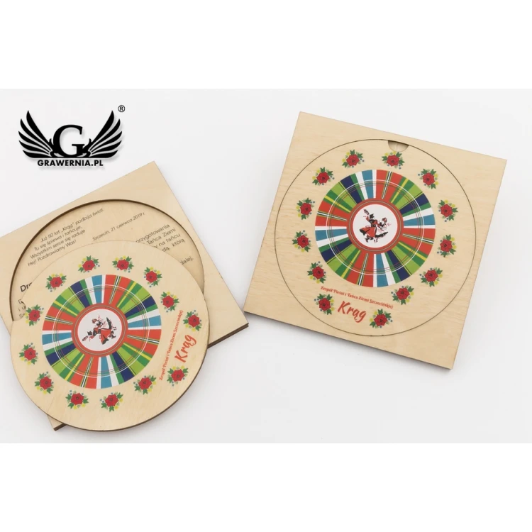 Wooden Souvenir - Anniversary - UV Print - ZAP058