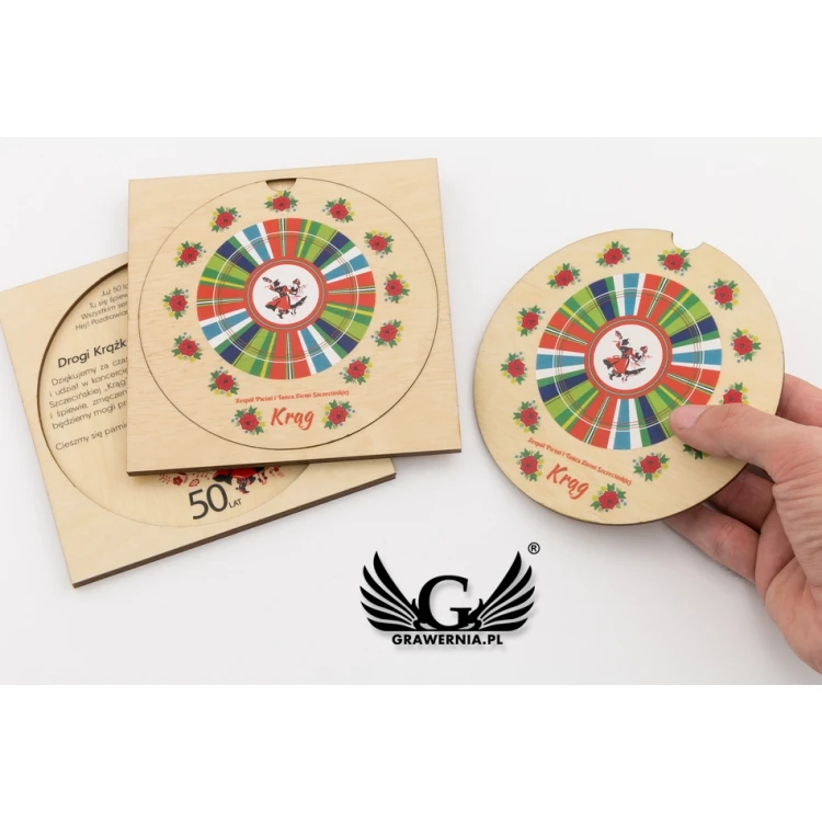 Wooden Souvenir - Anniversary - UV Print - ZAP058
