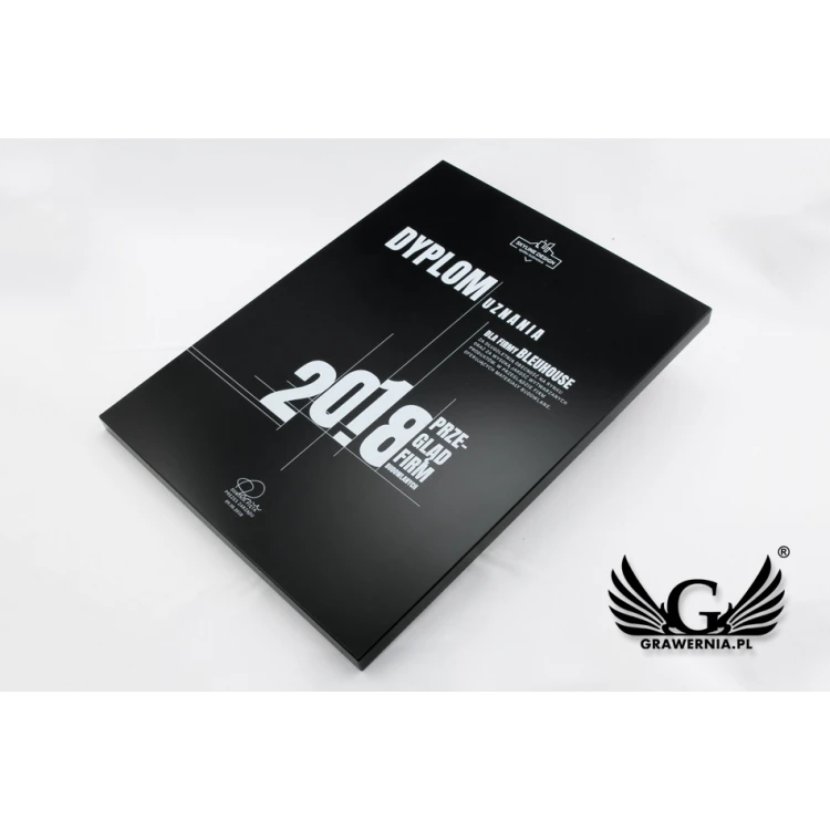 Exclusive Black Business Diploma - dimensions: 400x300mm - DUV028