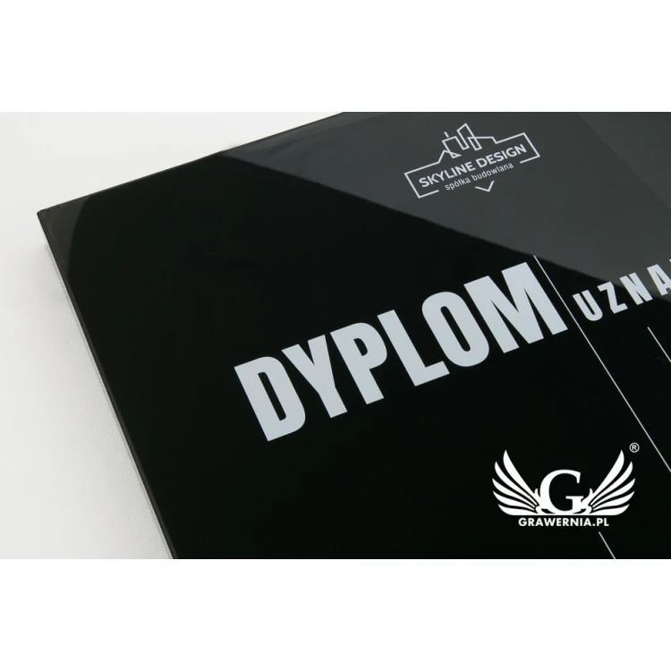 Exclusive Black Business Diploma - dimensions: 400x300mm - DUV028