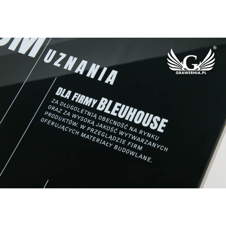 Exclusive Black Business Diploma - dimensions: 400x300mm - DUV028