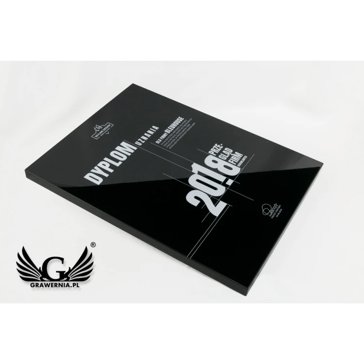 Exclusive Black Business Diploma - dimensions: 400x300mm - DUV028