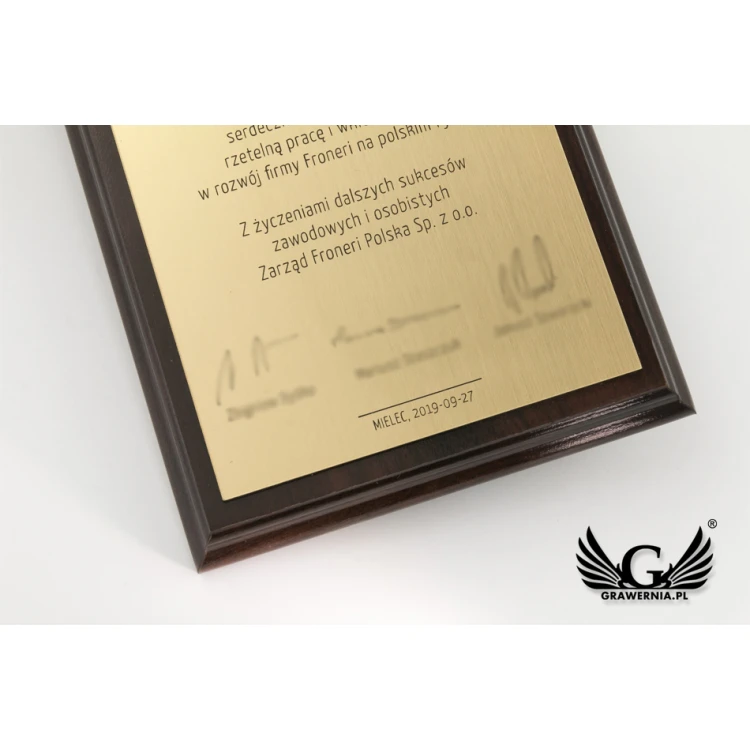 Laser Engraved MD1.5 Business Diploma - DS021